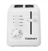 2 Slice Compact Plastic Toaster