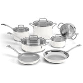 11 Piece Matte White Set