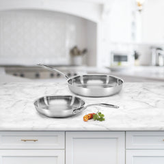 Custom-Clad 5-Ply 9" & 11" Fry Pan Set