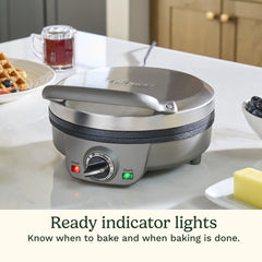 4 Slice Belgian Waffle Maker - Round