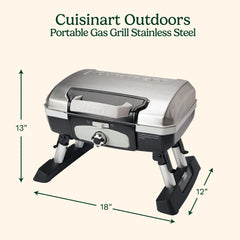 Petite Gourmet Portable Tabletop Gas Grill