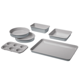 6-Pc Culinary Collection Ceramic Nonstick Bakeware Set - Gorgeous Gray
