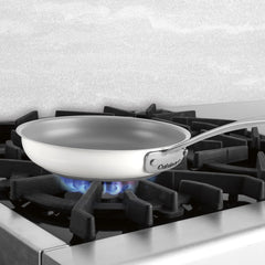 8" Matte White Nonstick Skillet