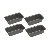 4-pc 5.5" x 2.5" Mini Loaf Pan Set