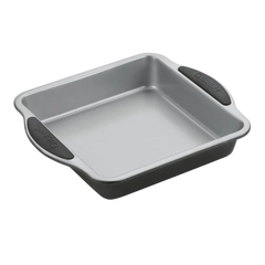 Easy Grip® Silicone Grip Nonstick 9" Square Cake Pan