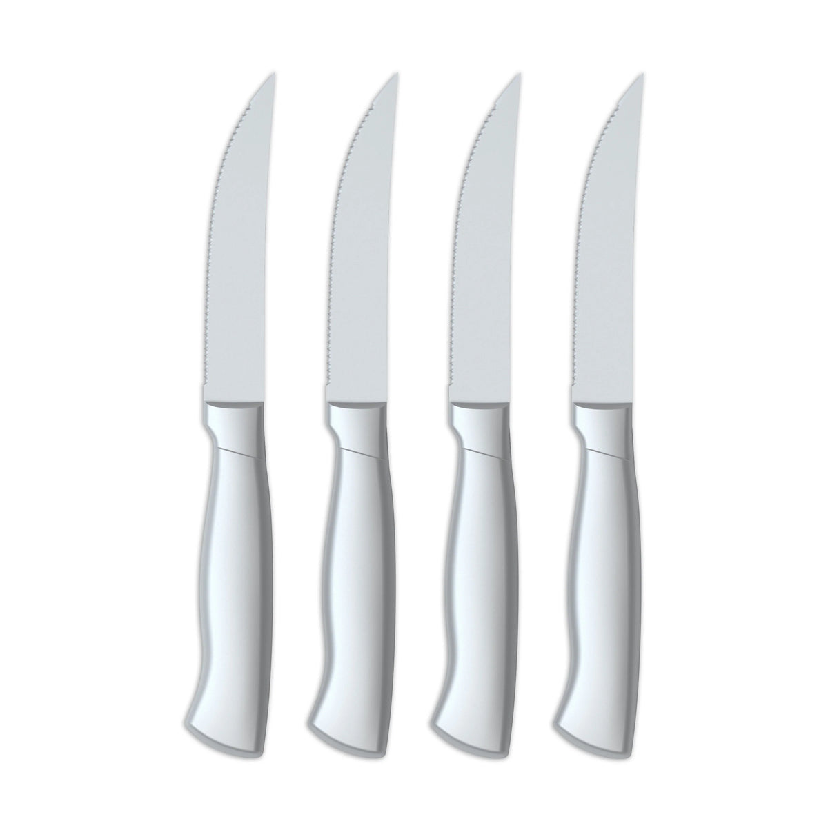4pc Stainless Steel Hollow Handle Steak Knife Set