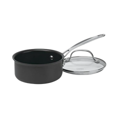 Chef's Classic™ Nonstick Hard Anodized 1 Quart Saucepan with Cover