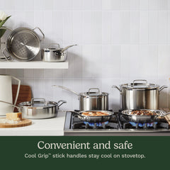 MultiClad Pro Triple Ply Stainless Cookware 12 Piece Set
