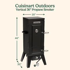 Vertical 36" Propane Smoker