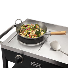 12" Carbon Steel Hammered Wok (Round)