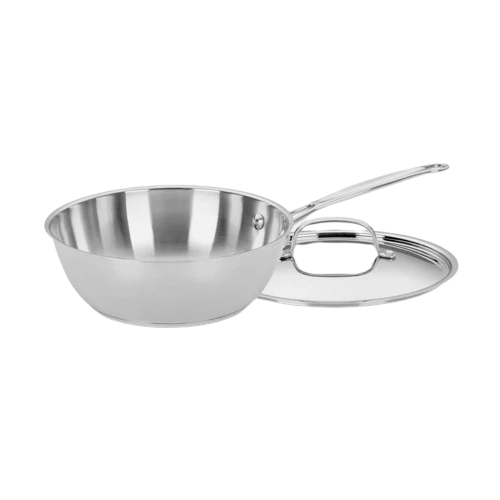 Chef's Classic™ Stainless 3 Quart Chef's Pan with Cover
