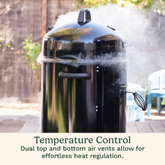 Vertical 18" Charcoal Smoker