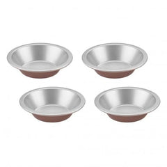 4-pc 5" Mini Round Pie Dish Set