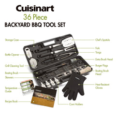 36 Piece Backyard BBQ Tool Set