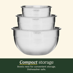Stainless Steel Mixing Bowls with Lids