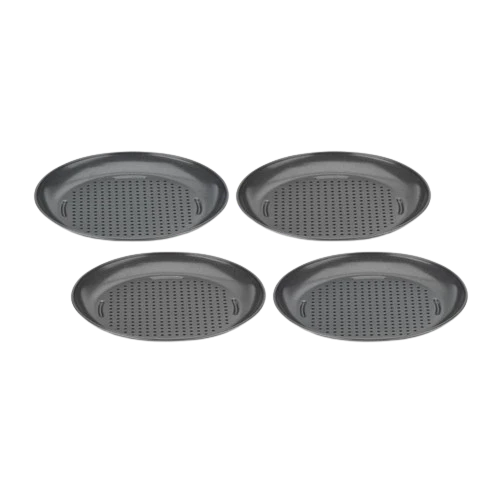 4-pc 6.5" Mini Pizza Pan Set
