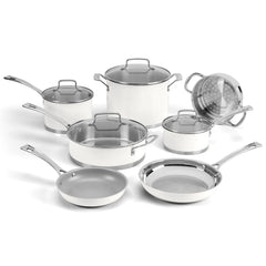 11 Piece Matte White Set