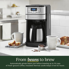 Automatic Grind & Brew 10 Cup Coffee Maker