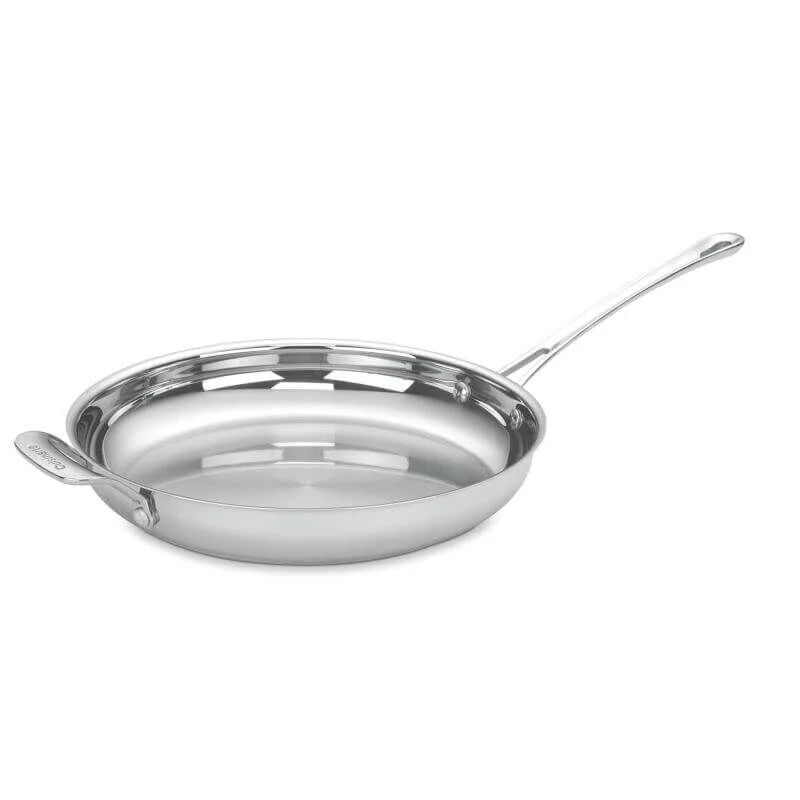 Contour® Stainless 12" Skillet with Helper Handle