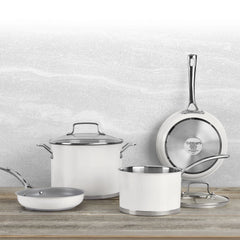 11 Piece Matte White Set
