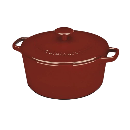 Chef’s Classic™ Enameled Cast Iron Cookware 5 Quart Round Covered Casserole