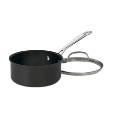 Chef's Classic™ Non-Stick Hard Anodized 1.5 Quart Saucepan with Cover