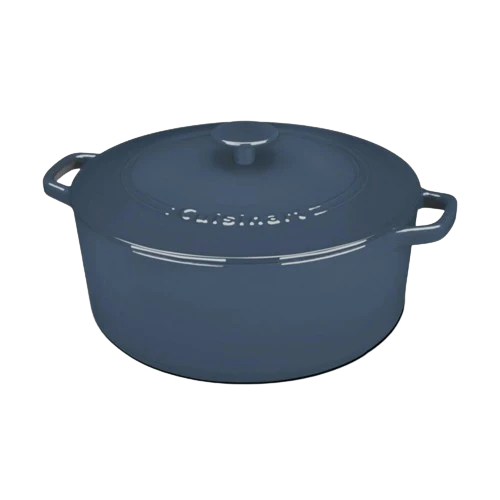 Chef’s Classic™ Enameled Cast Iron Cookware 7 Qt. Round Covered Casserole