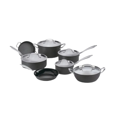 GreenGourmet Hard Anodized 12 Piece Set