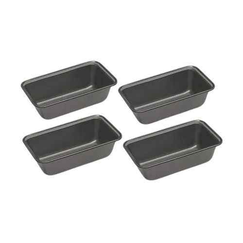 4-pc 5.5" x 2.5" Mini Loaf Pan Set