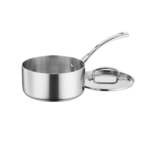 French Classic Tri-Ply Stainless 2 Qt. Saucepan with Cover