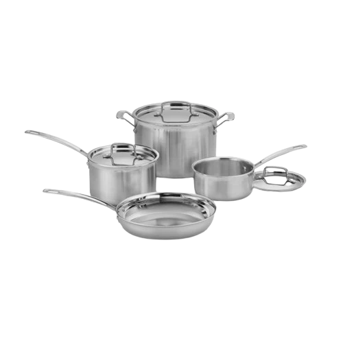 MultiClad Pro Triple Ply Stainless Cookware 7 Piece Set