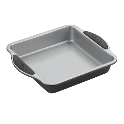 Easy Grip® Silicone Grip Nonstick  9" Square Cake Pan
