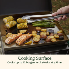 17" Tabletop Gas Griddle with Hood