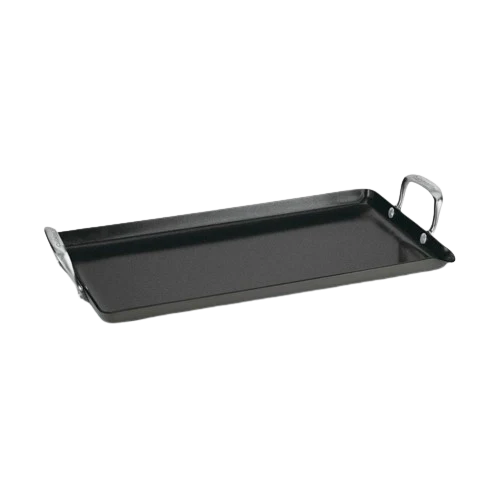 GreenGourmet® Hard Anodized Nonstick Eco-Friendly Double Burner Griddle