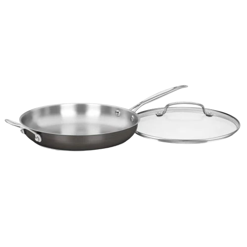 12" Skillet with Helper Handle & Cover